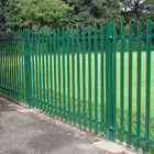 W Pale Galvanized Steel Palisade Fence 1.8m Height 2.75m Width